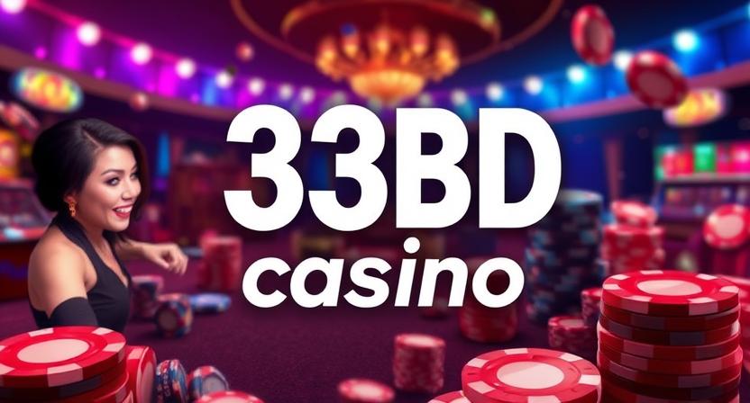 Live dealer streaming tables on 33BD casino